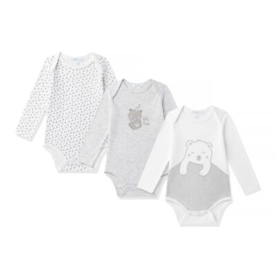 Pack de 3 bodys manga larga