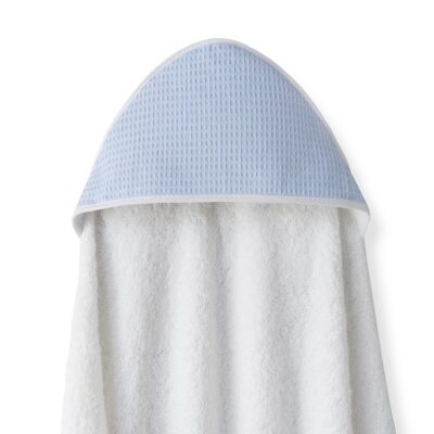 Capa de baño delantal azul