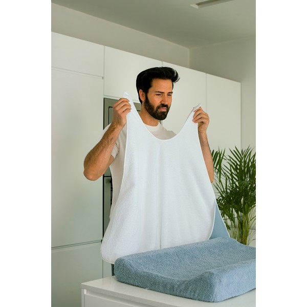 Capa de baño delantal azul - Imagen 4