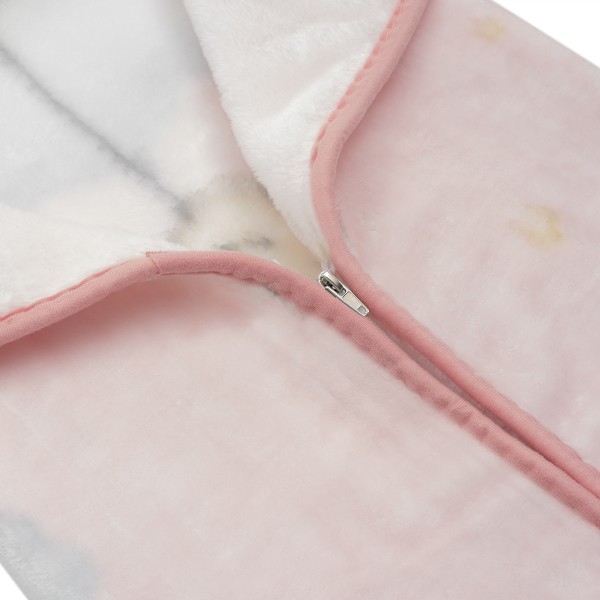 Manta saco Rachel osito rosa - Imagen 6