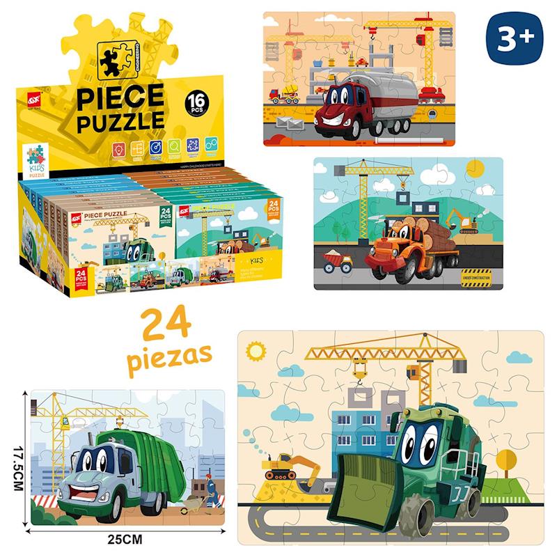 Puzzle Obras Públicas 24 Piezas