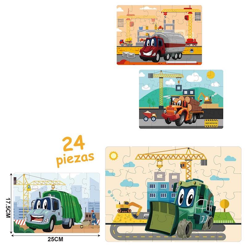 Puzzle Obras Públicas 24 Piezas - Imagen 2