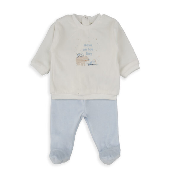 Conjunto de polaina celeste Babybol
