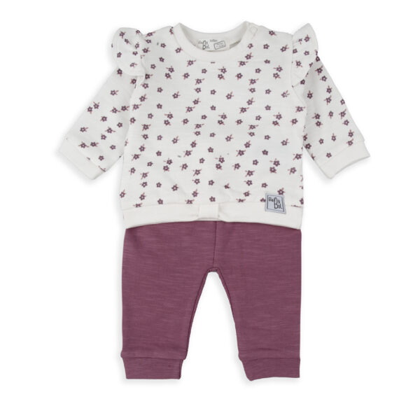 CONJUNTO 2 PIEZAS MALVA