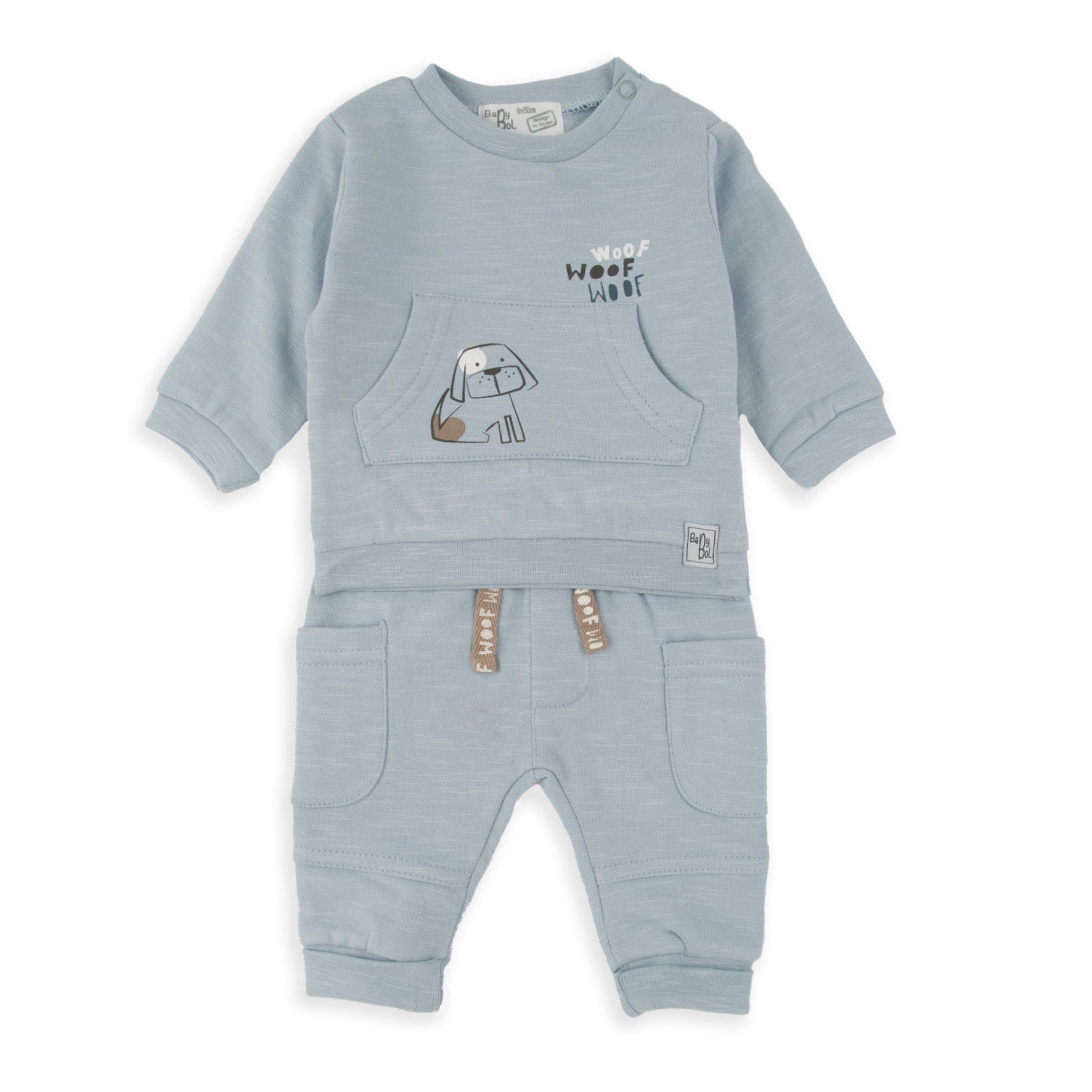 Conjunto de 2 piezas celeste Babybol