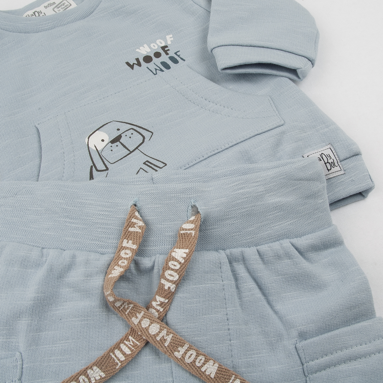Conjunto de 2 piezas celeste Babybol - Imagen 2