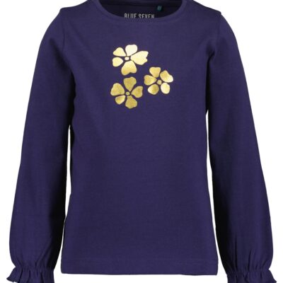 Camiseta flores holográficas