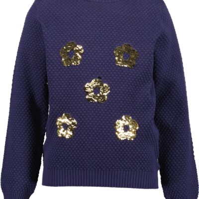 Jersey de punto con lentejuelas