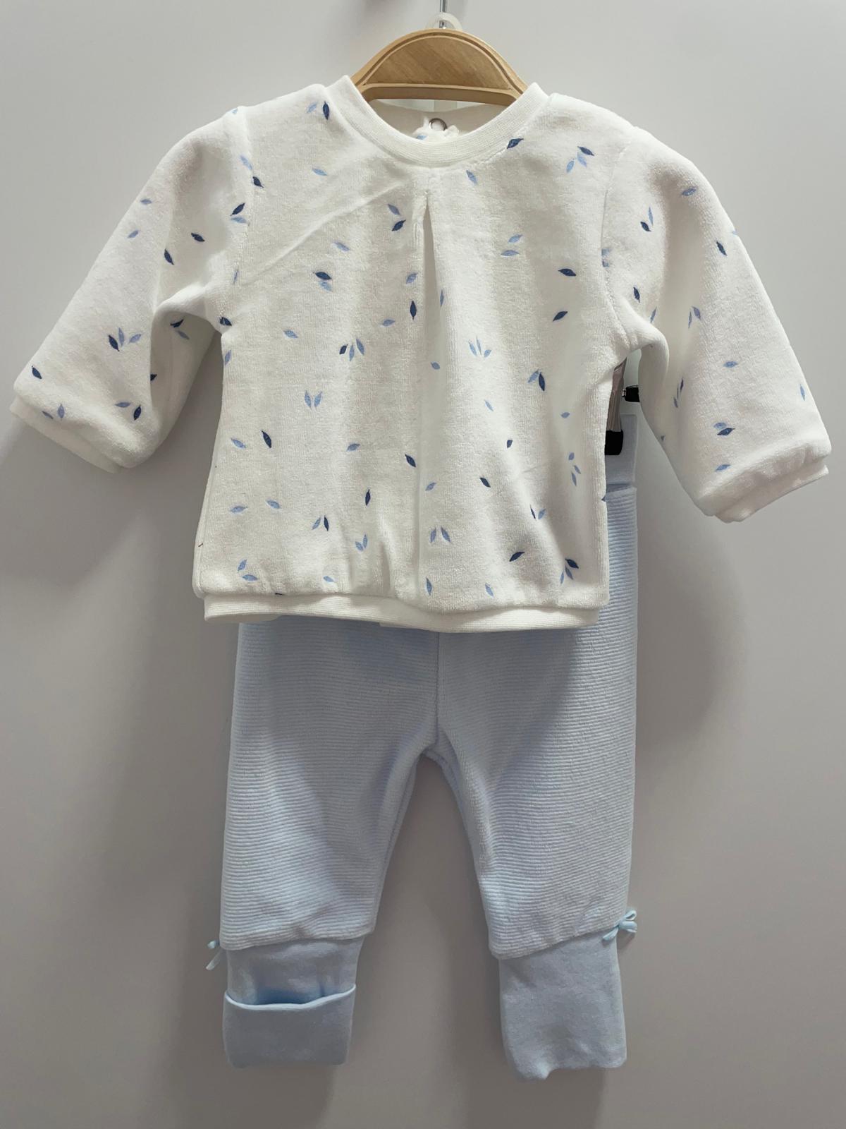 Conjunto de 2 piezas celeste Babybol