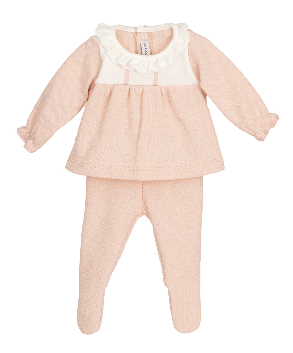 Conjunto de polaina melocotón Burán