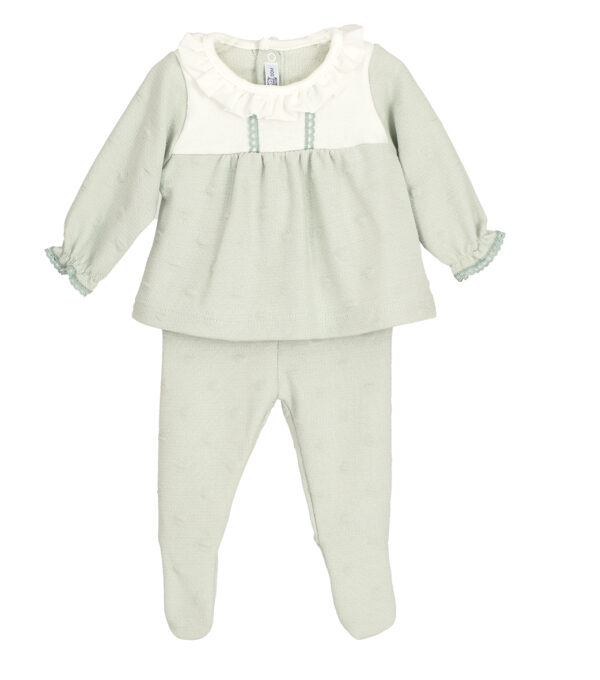 Conjunto de polaina verde Burán