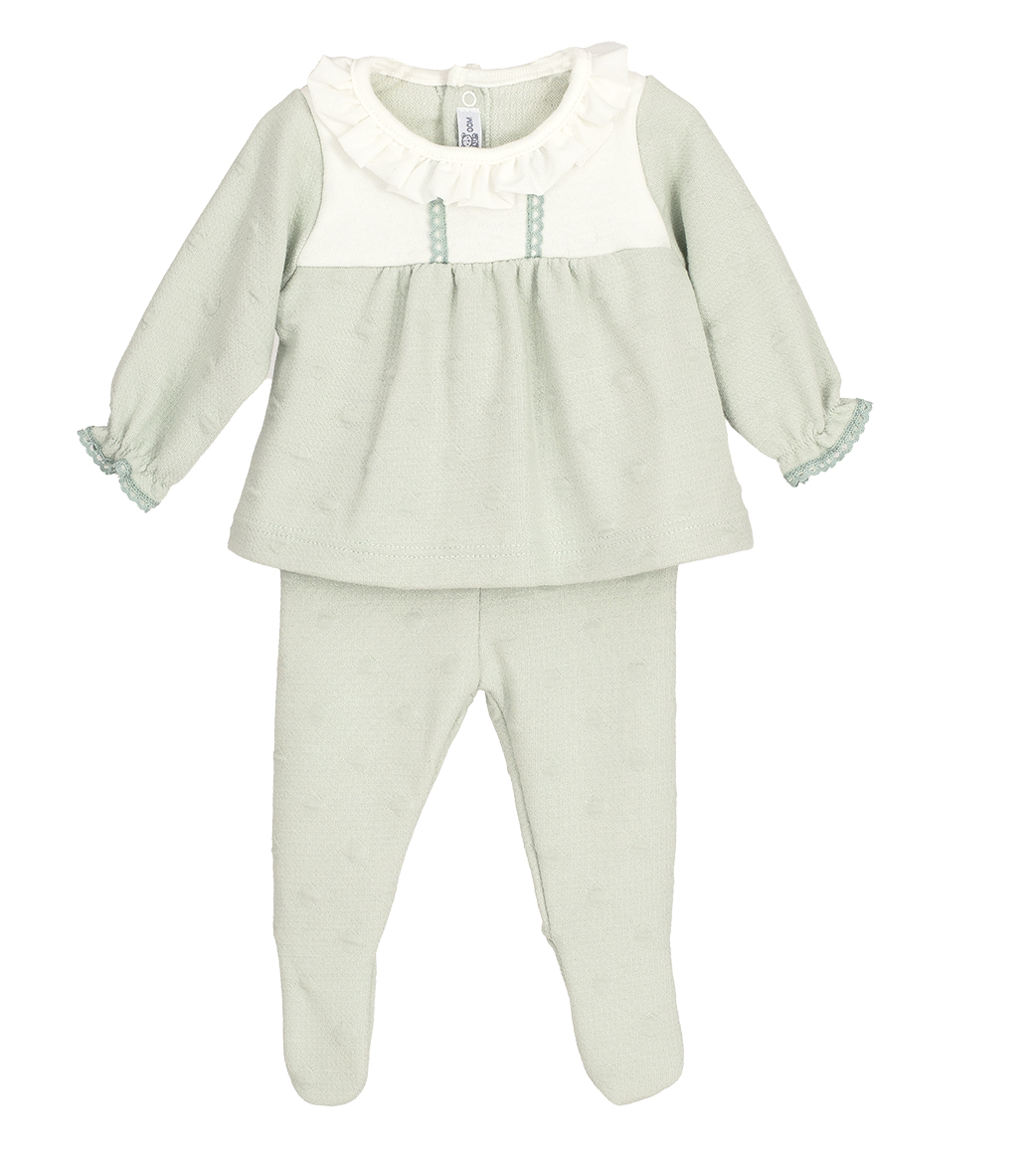 Conjunto de polaina verde Burán