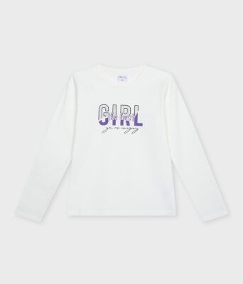 Camiseta blanca "girl"