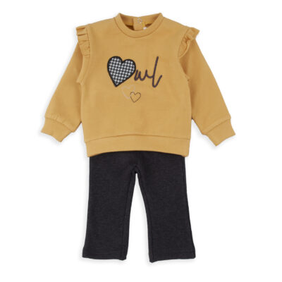 Conjunto 2 piezas mostaza