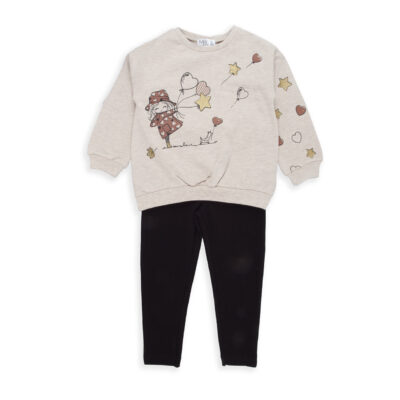 Conjunto 2 piezas beig