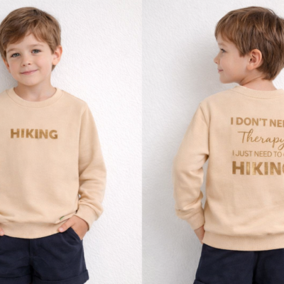 Sudadera sin capucha camel