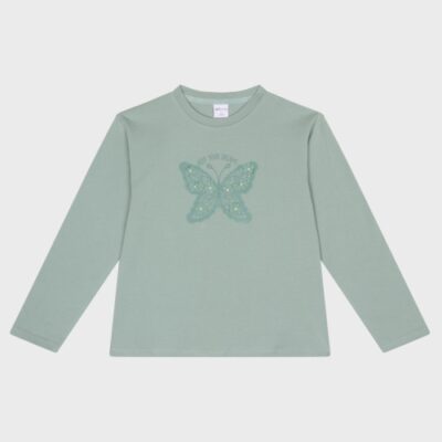 Camiseta manga larga verde