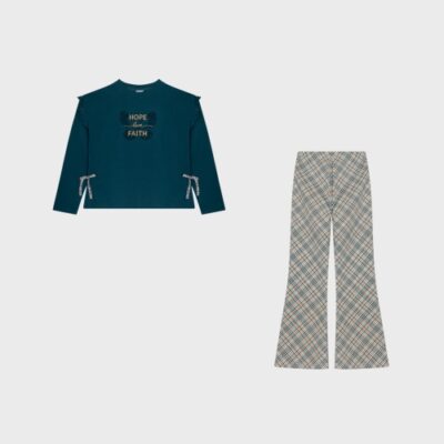 Conjunto de legging ancho