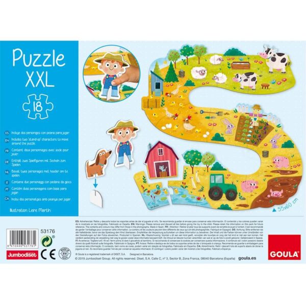 Puzzle XXL granja Goula - Imagen 6