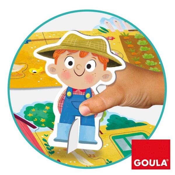 Puzzle XXL granja Goula - Imagen 4