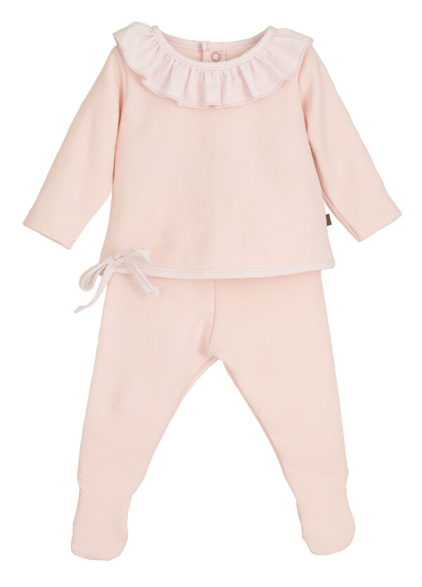 Conjunto de polaina rosa Lebeche