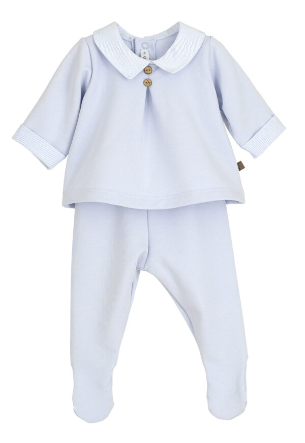Conjunto de polaina azul Lebeche