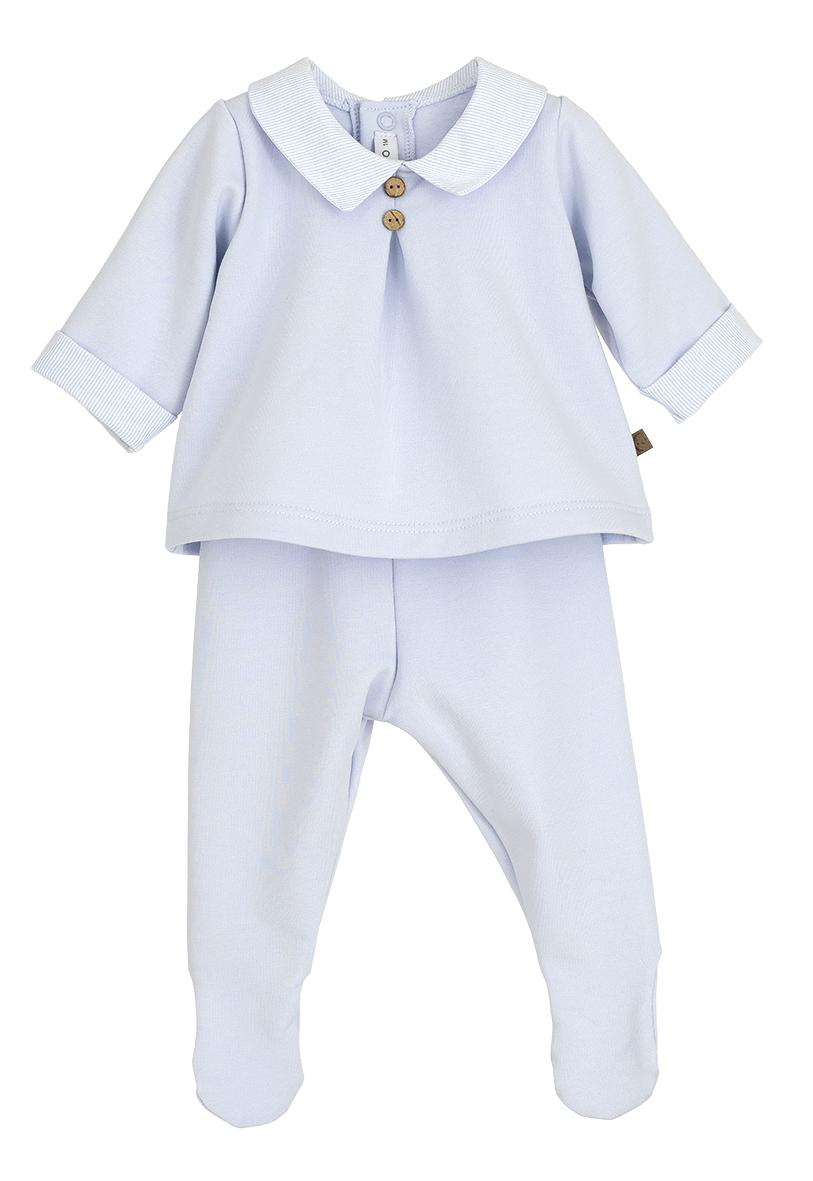Conjunto de polaina azul Lebeche
