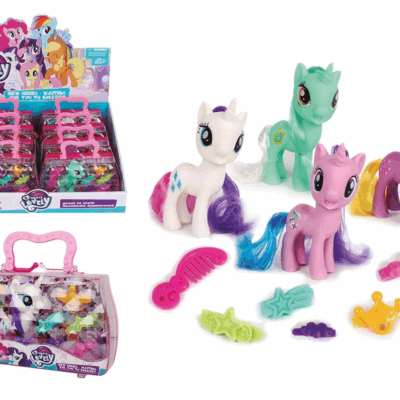 Unicornio en bolso con accesorios