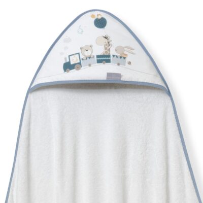 capa-de-bano-1x1-bambu-mod-jirafa-tren-bco-azul - Da-Da Kids