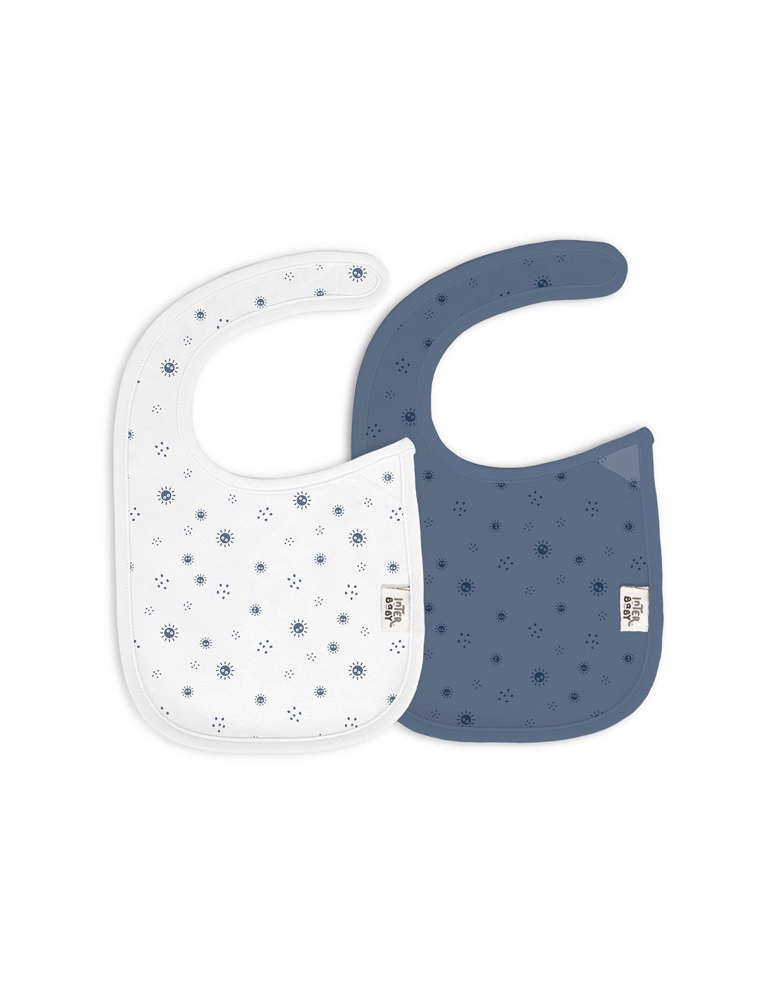 pack-2-baberos-velcro-20x30-cms-mod-duendes-del-polvo-azul - Da-Da Kids