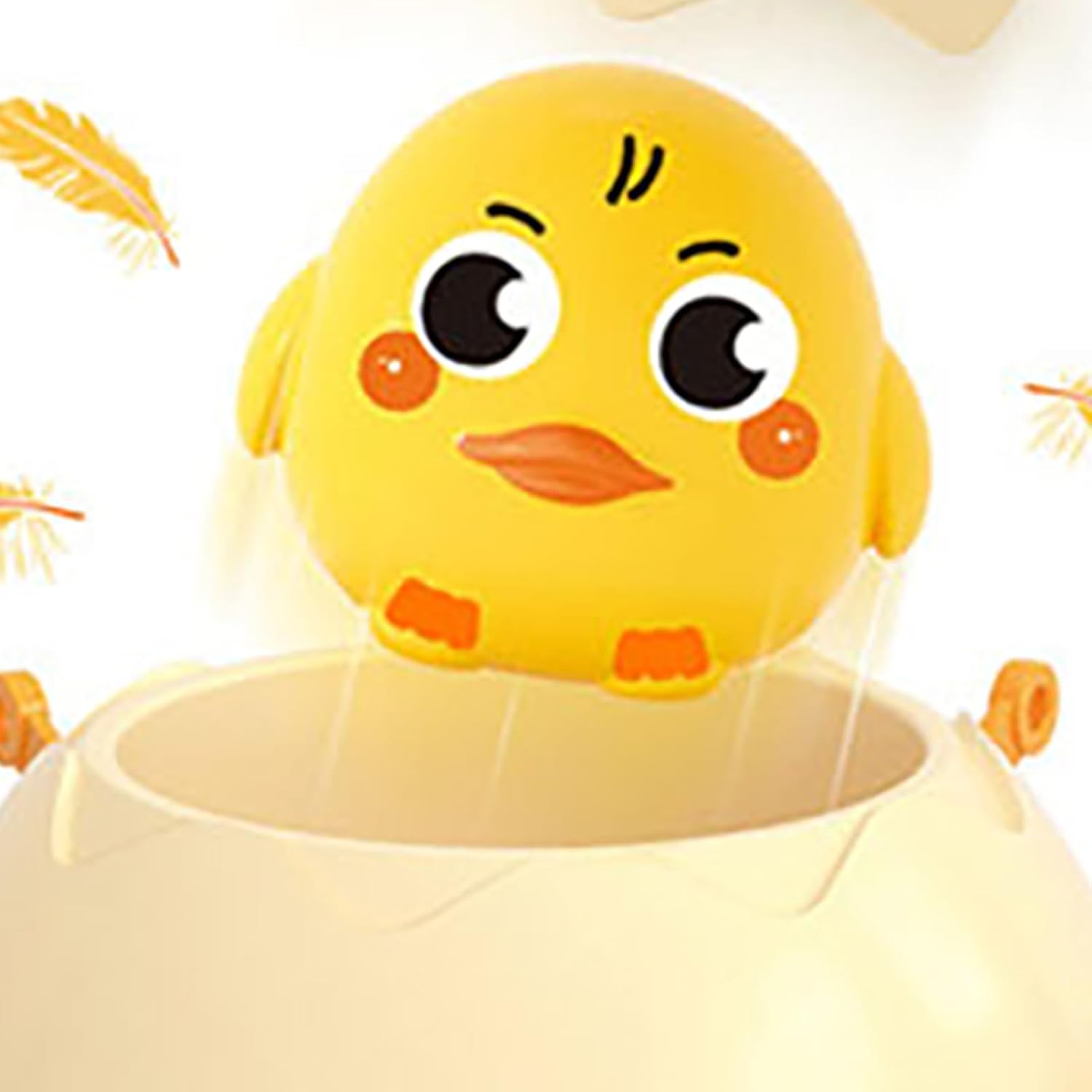 619hLzZDv9L_AC_SL1500_ - Da-Da Kids Cartoon yellow chick emerging from a cracked eggshell.