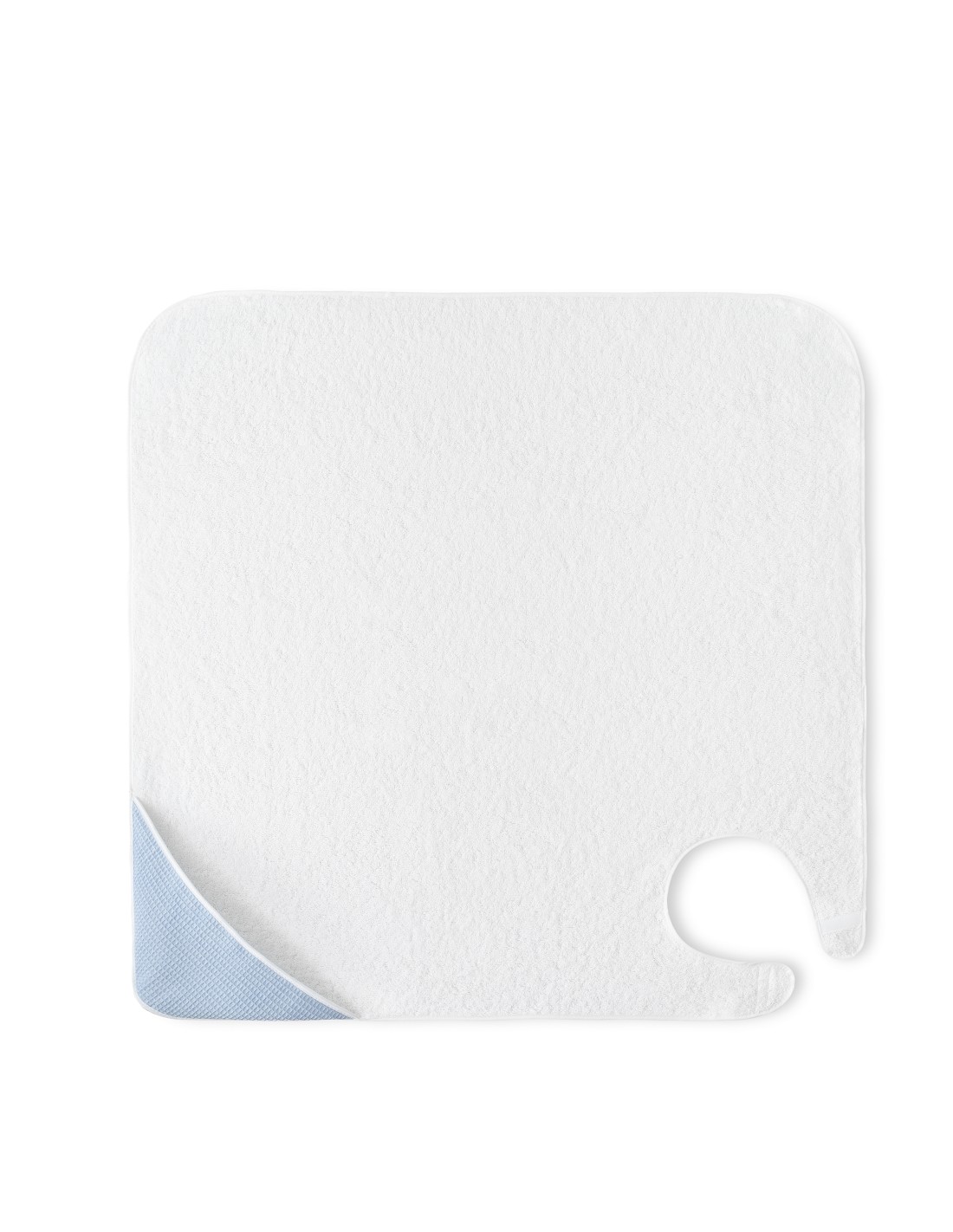 capa-de-bano-delantal-mod-nido-de-abeja-bco-azul 2 - Da-Da Kids