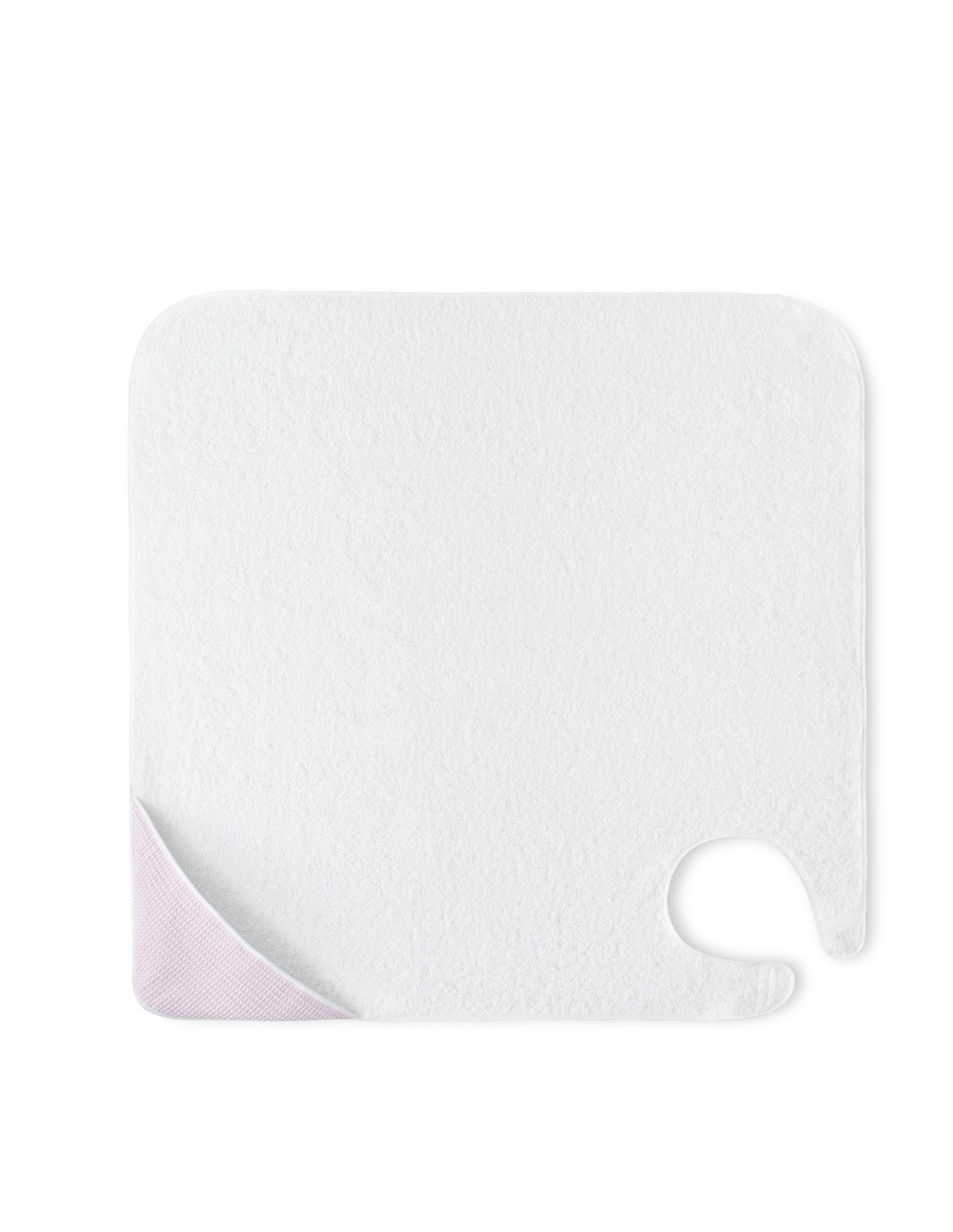 capa-de-bano-delantal-mod-nido-de-abeja-bco-rosa 1 - Da-Da Kids