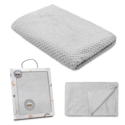 Manta Popcorn gris