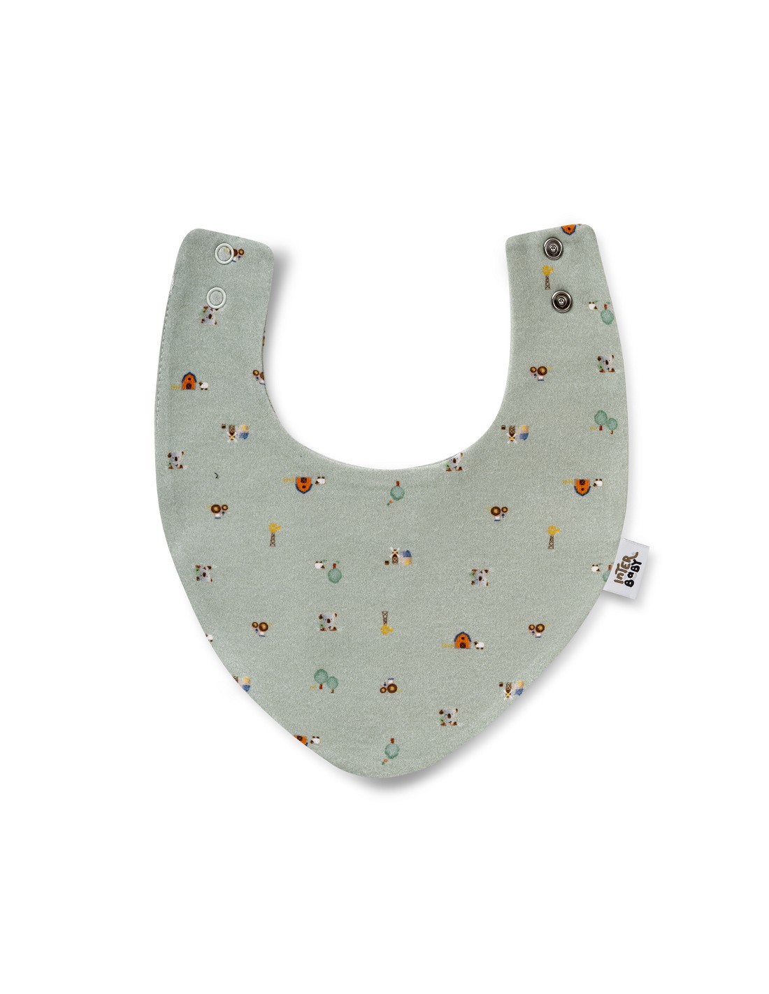 pack2-babero-bandana-modelo-granja-koala-bco-verde 2 - Da-Da Kids
