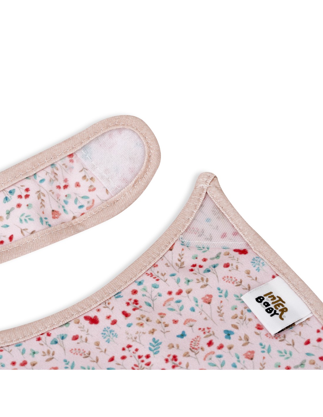 pack2-babero-velcro-modelo-flores-petalos-bco-rosa 4 - Da-Da Kids