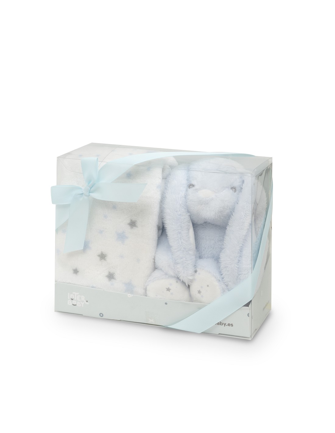 peluche-manta-estrella-conejo-azul - Da-Da Kids