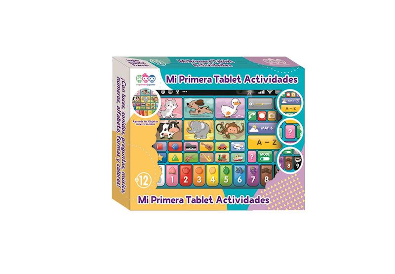 0960386 - Da-Da Kids Box for 'Mi Primera Tablet Actividades' with a grid of colorful activity icons for kids